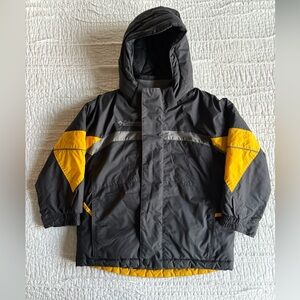 Columbia Kids' Winter Snow Jacket Sz 4/5 in Black & Yellow